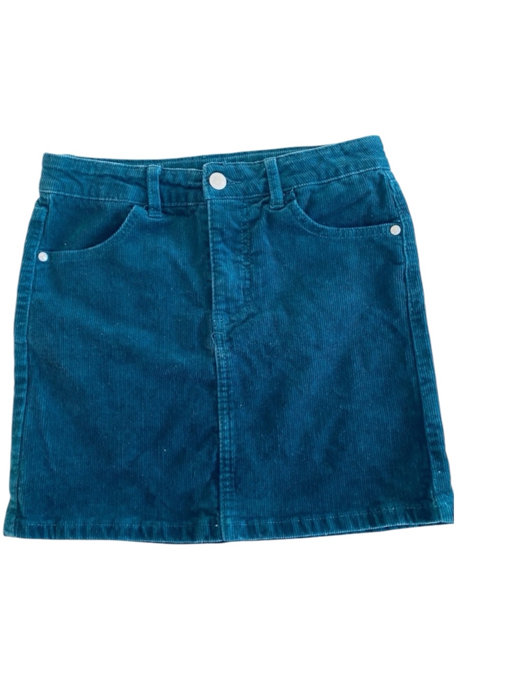 Art Class Skirt Corduroy Large Dark Teal 10/12 Kids Summer Spring